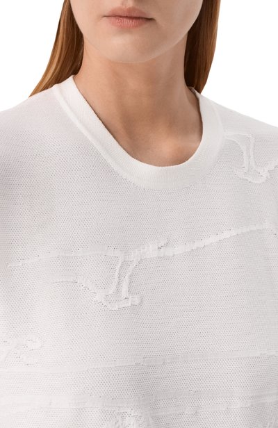 Пуловер из хлопка и вискозы AND THE BRAND, арт. S26-TS015-1404-101, фото 5