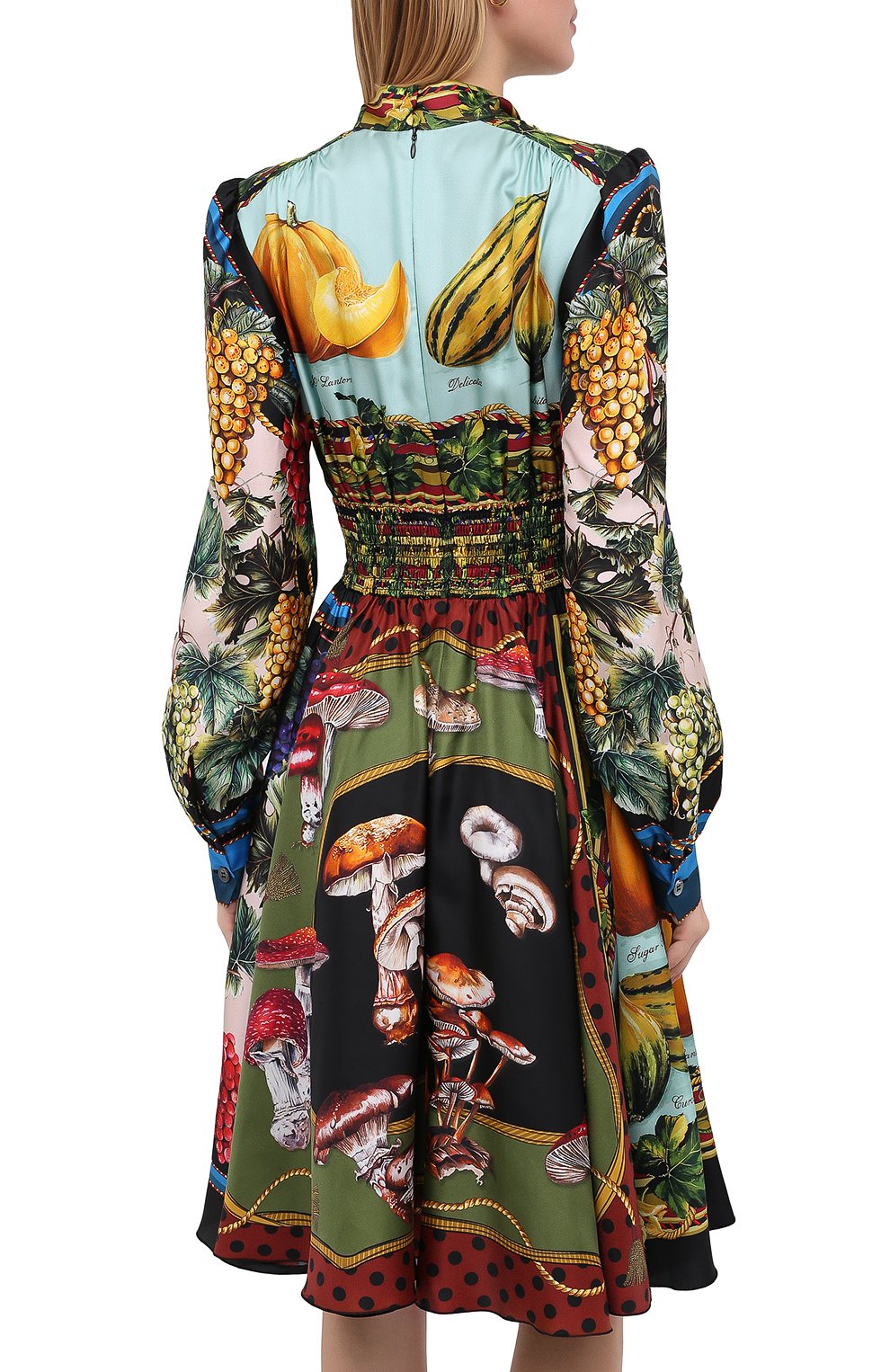Шелковое платье DOLCE & GABBANA, арт. F6J8ST/GDV90, фото 4