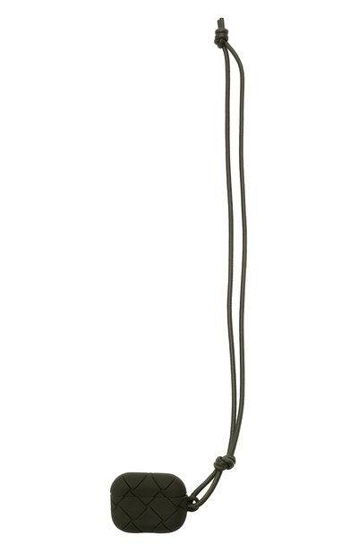 Чехол для airpods pro BOTTEGA VENETA темно-зеленого цвета по цене 15150 руб., арт. 650530/V0EY1, фото 4 Чехол для airpods pro BOTTEGA VENETA, арт. 650530/V0EY1, фото 4