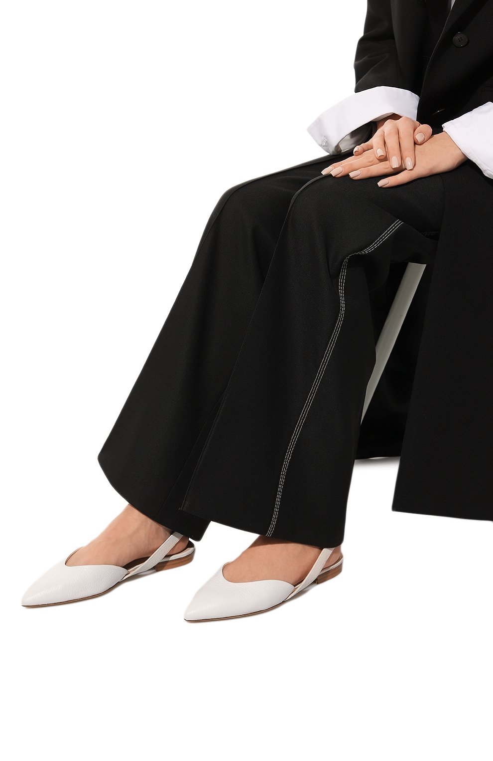 Кожаные балетки KITON, арт. D55809X04R99, фото 3