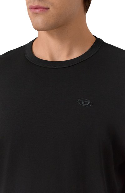 Хлопковый лонгслив DIESEL, арт. A18142/0AIJU, фото 5