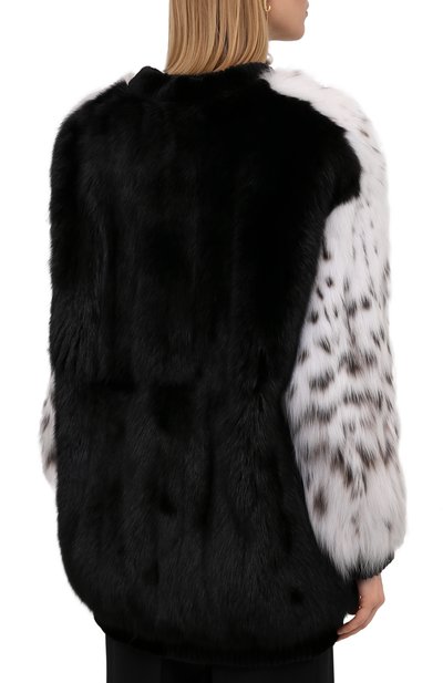 Кардиган из меха рыси и норки FENDI, арт. FNE40I A8QK, фото 4