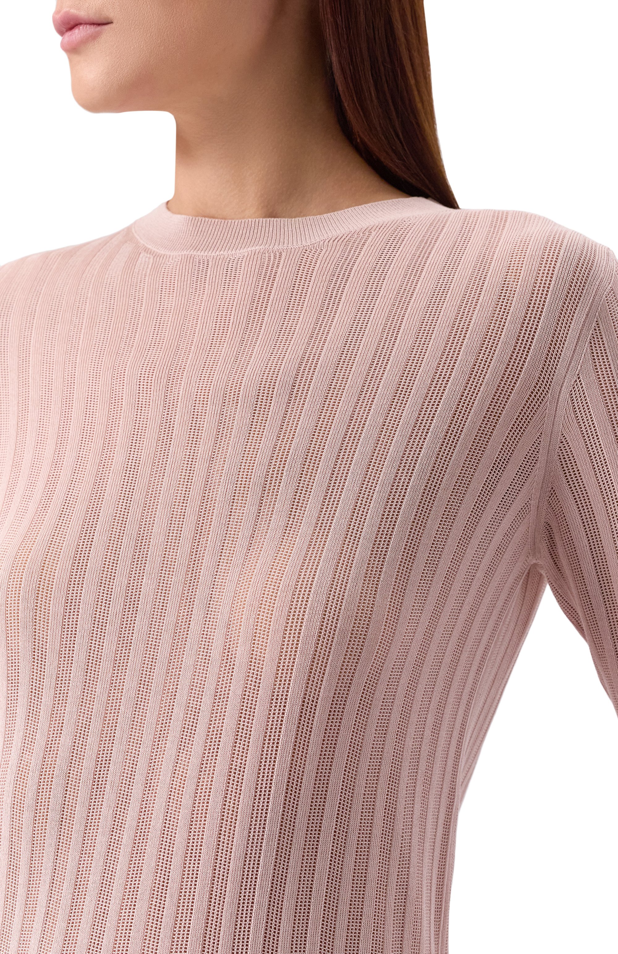 Шелковый пуловер AGNONA, арт. K109078/8S180M, фото 5