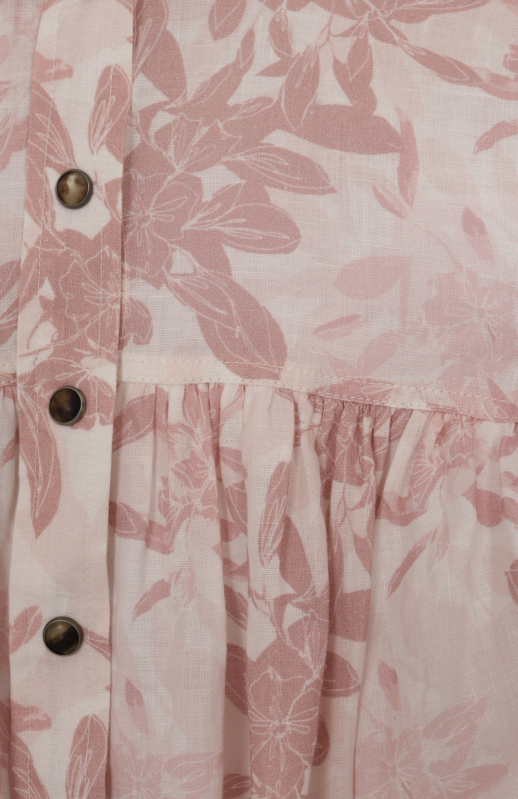 Льняное платье-рубашка BRUNELLO CUCINELLI, арт. B633SA403A, фото 3