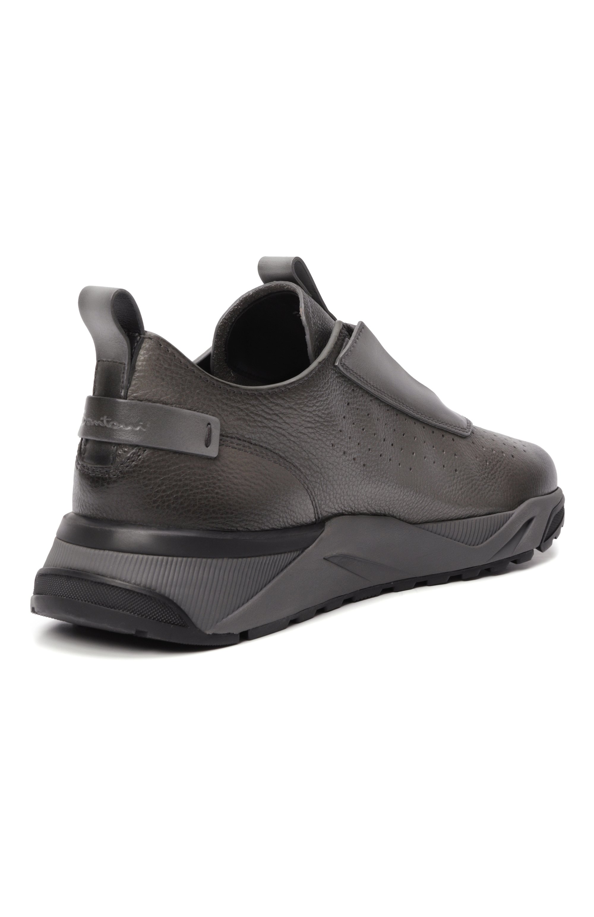 Кожаные кроссовки innova SANTONI, арт. MBIG21694ANENDYE, фото 5