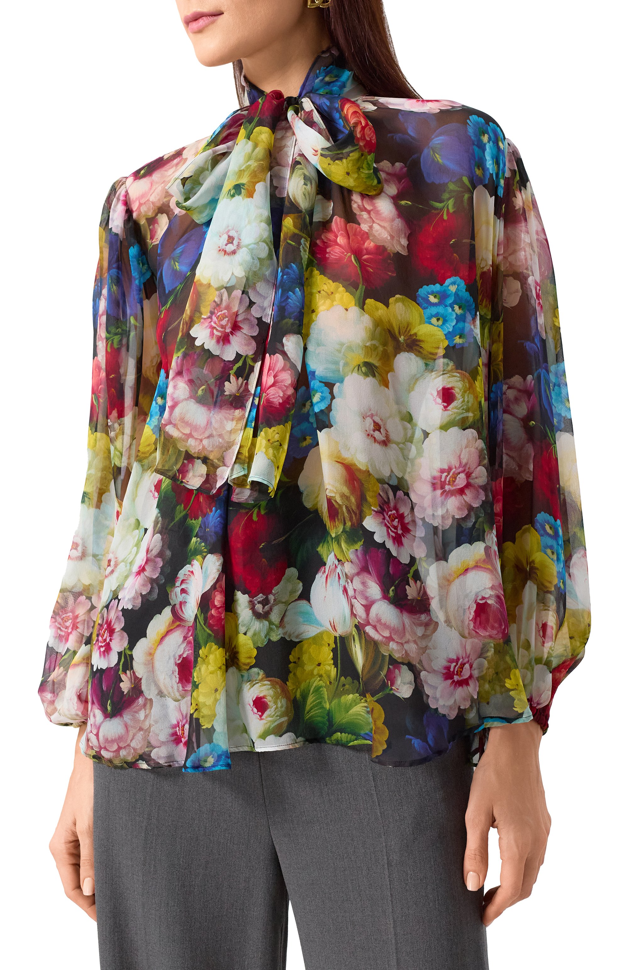 Шелковая блузка DOLCE & GABBANA, арт. F5R62T/IS1SR, фото 3