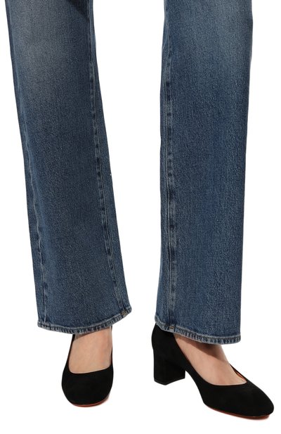 Замшевые туфли SANTONI черного цвета по цене 82800 руб., арт. WDNC59621HI2BMGDN01, фото 3 Замшевые туфли SANTONI, арт. WDNC59621HI2BMGDN01, фото 3