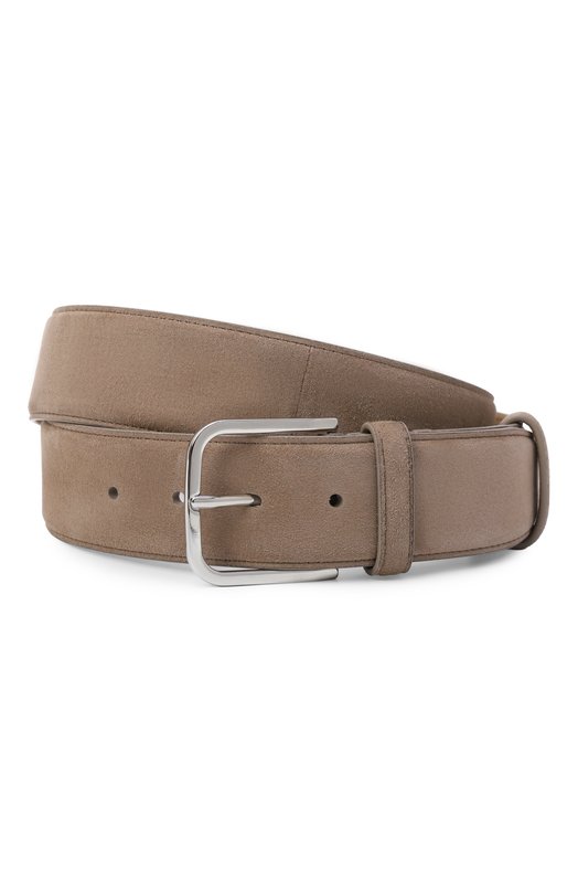 Замшевый ремень 12 STOREEZ 138383 Бежевый 138383