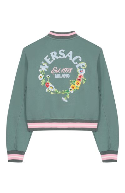Хлопковый бомбер VERSACE, арт. 1018407/1A13091/8A-14A, фото 2