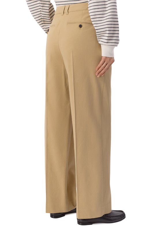 Брюки из хлопка и вискозы Dunst UDPA6A224I2 Бежевый  UDPA6A224I2 Фото 4