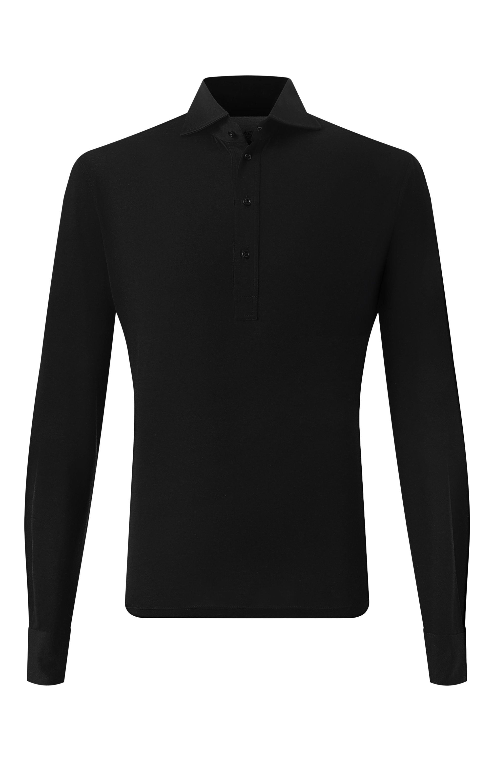 Поло из шелка и хлопка BRUNELLO CUCINELLI, арт. MH8363914, фото 1