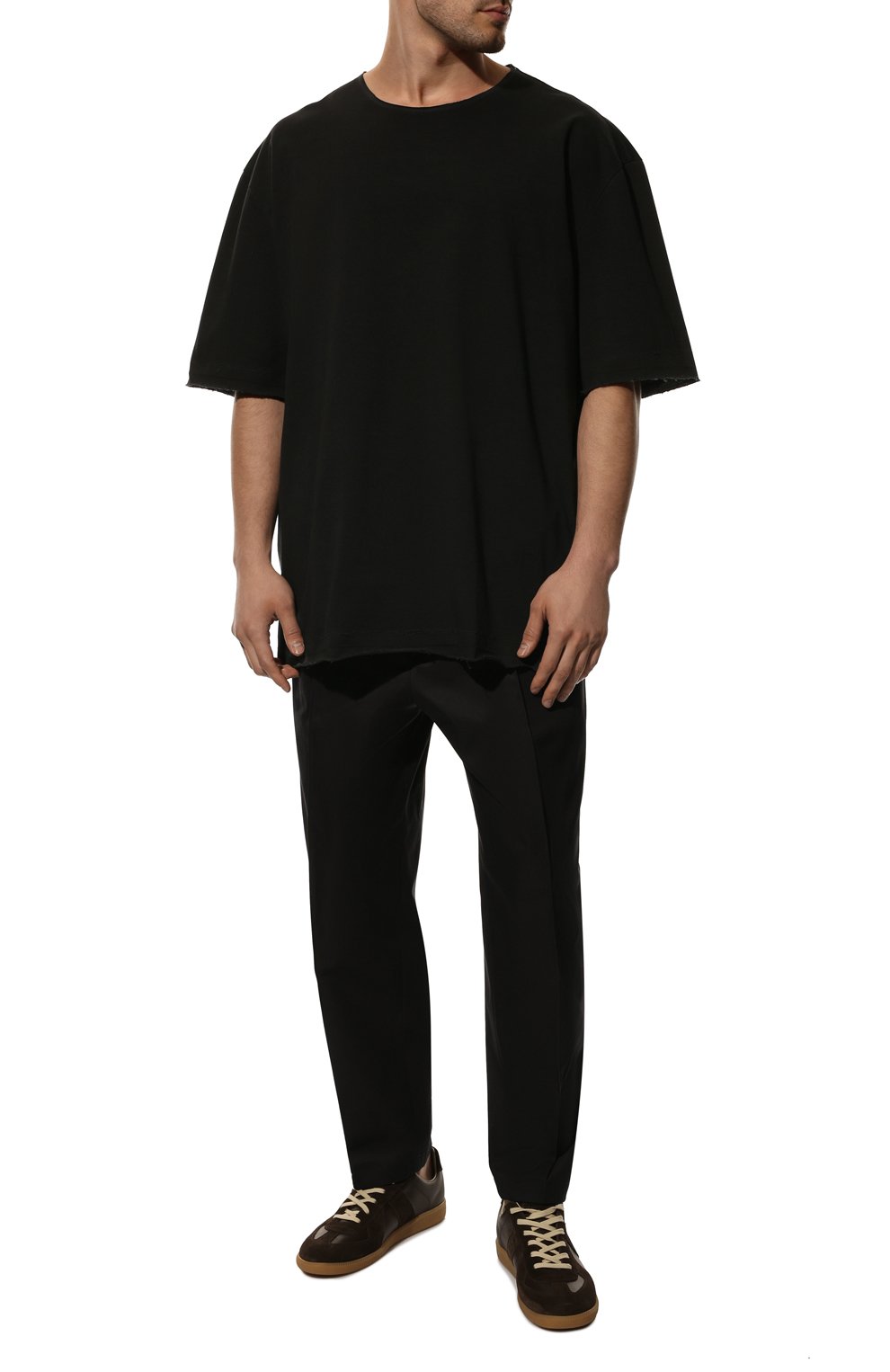 Хлопковая футболка MAISON MARGIELA темно-серого цвета по цене 43750 руб., арт. S50GC0668/S23883, фото 2 Хлопковая футболка MAISON MARGIELA, арт. S50GC0668/S23883, фото 2