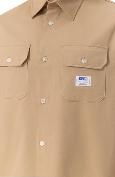 Хлопковая рубашка HUGO BLUE, арт. 50517871, фото 5