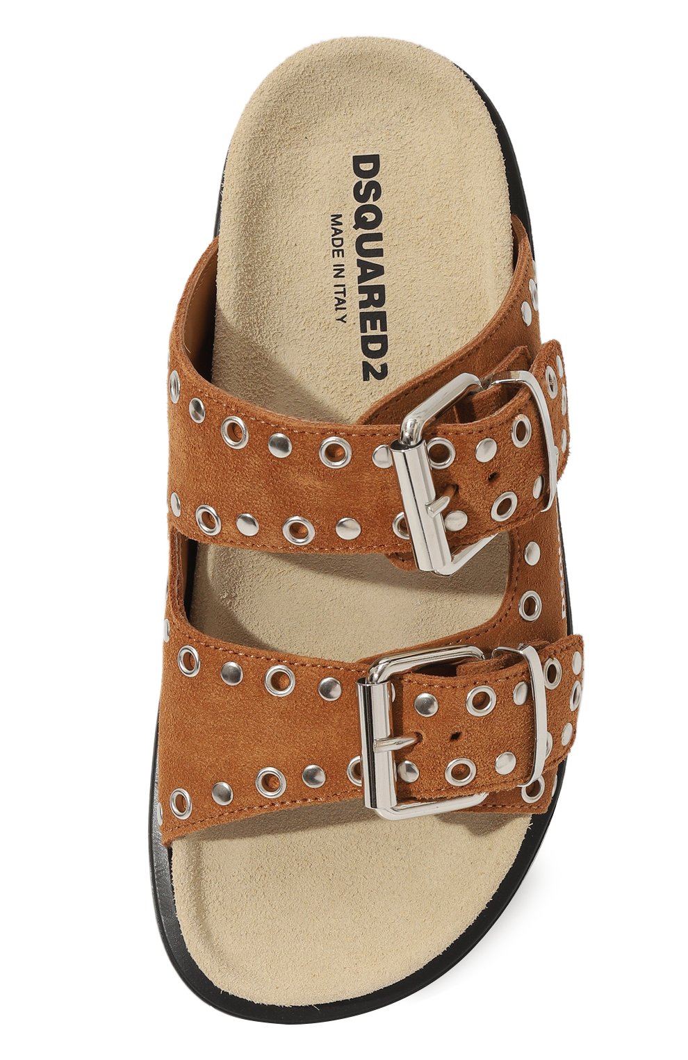 Замшевые шлепанцы DSQUARED2, арт. 77721/28-35, фото 4