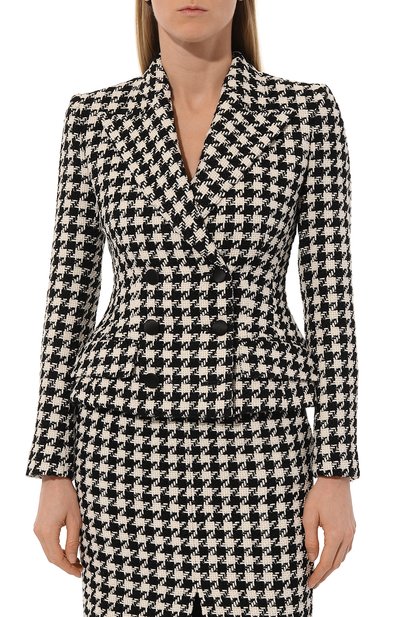 Жакет из шерсти и хлопка DOLCE & GABBANA, арт. F29ZJT/FQ3F0, фото 3