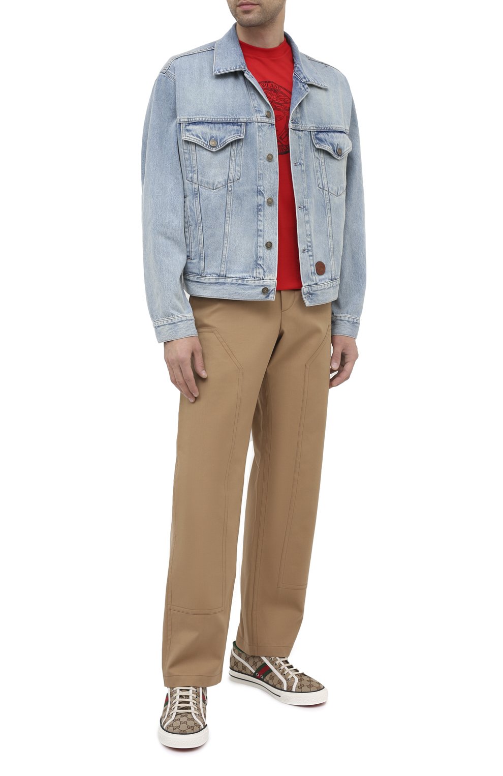 Текстильные кеды tennis 1977 GUCCI, арт. 606111/HVK20, фото 2