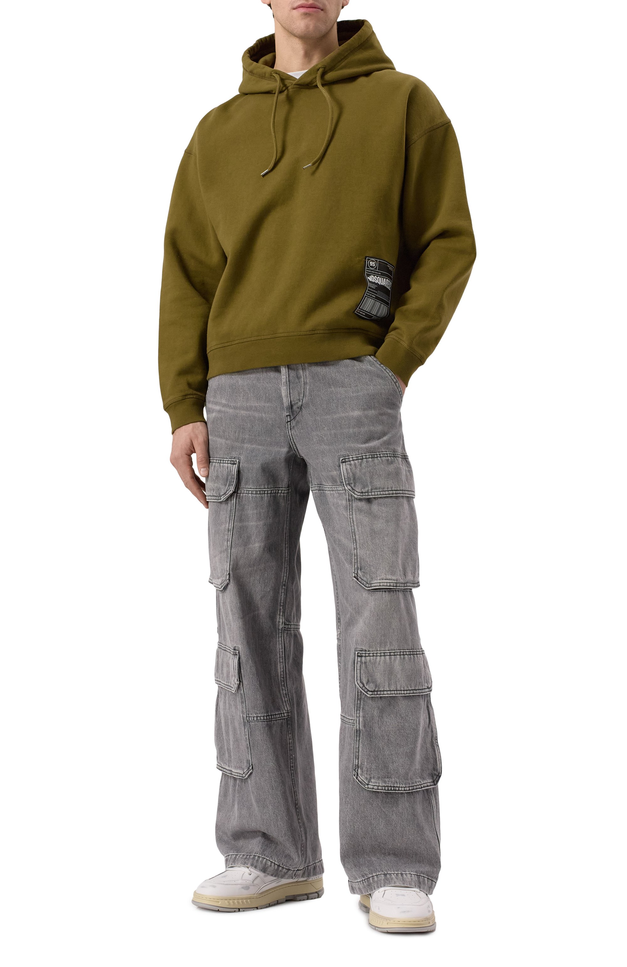 Хлопковое худи DSQUARED2, арт. S74GU0862/S25030, фото 2