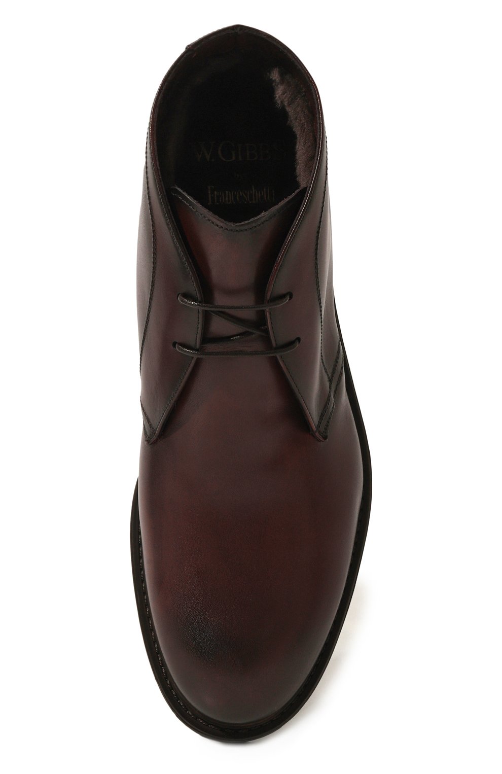 Кожаные ботинки W.GIBBS, арт. 3169005/C0RTINA FUR, фото 6