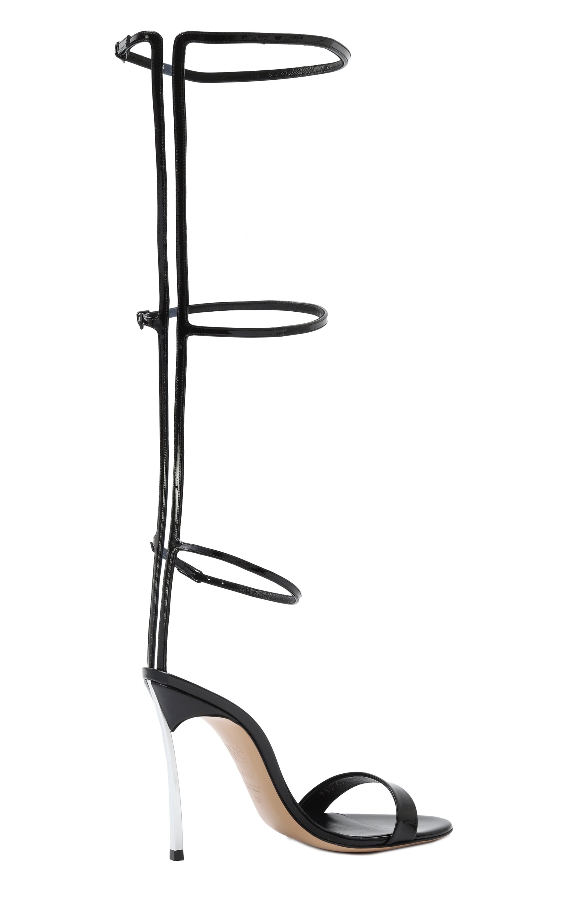 Кожаные босоножки musa blade 100 CASADEI, арт. 1L347J100M/C2327, фото 5