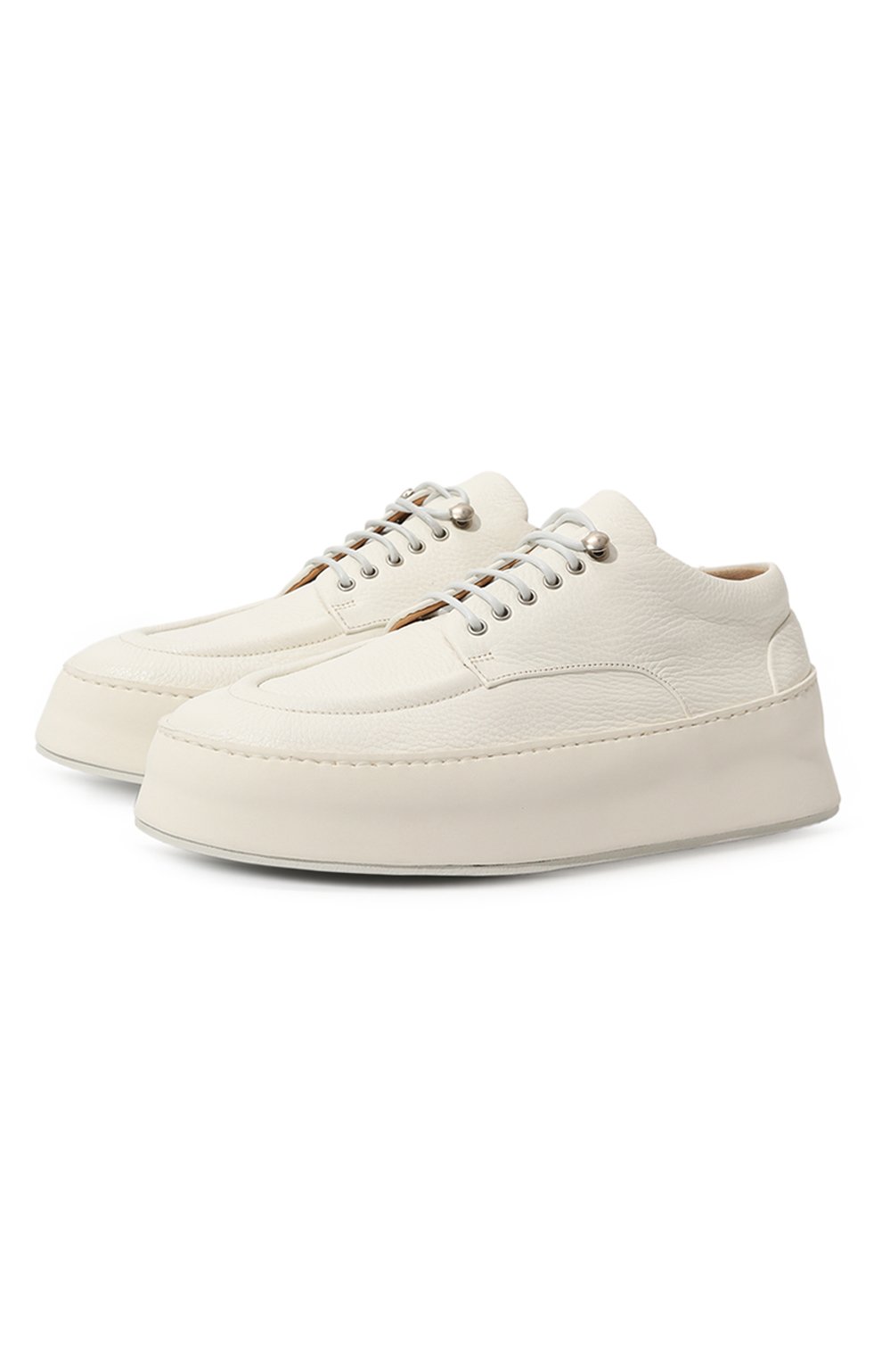 Кожаные дерби cassapana MARSELL белого цвета по цене 72050 руб., арт. MW6250/188, фото 1 Кожаные дерби cassapana MARSELL, арт. MW6250/188, фото 1