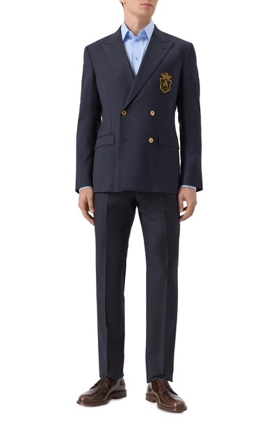 Шерстяной пиджак DOLCE & GABBANA, арт. G2TJ8Z/FUBFA, фото 3