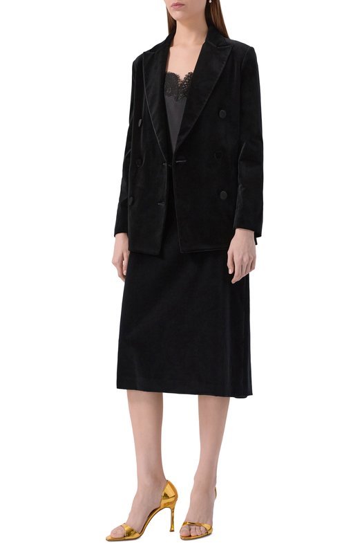 Бархатная юбка Lorena Antoniazzi G051A/9577 Чёрный  G051A/9577 Фото 2