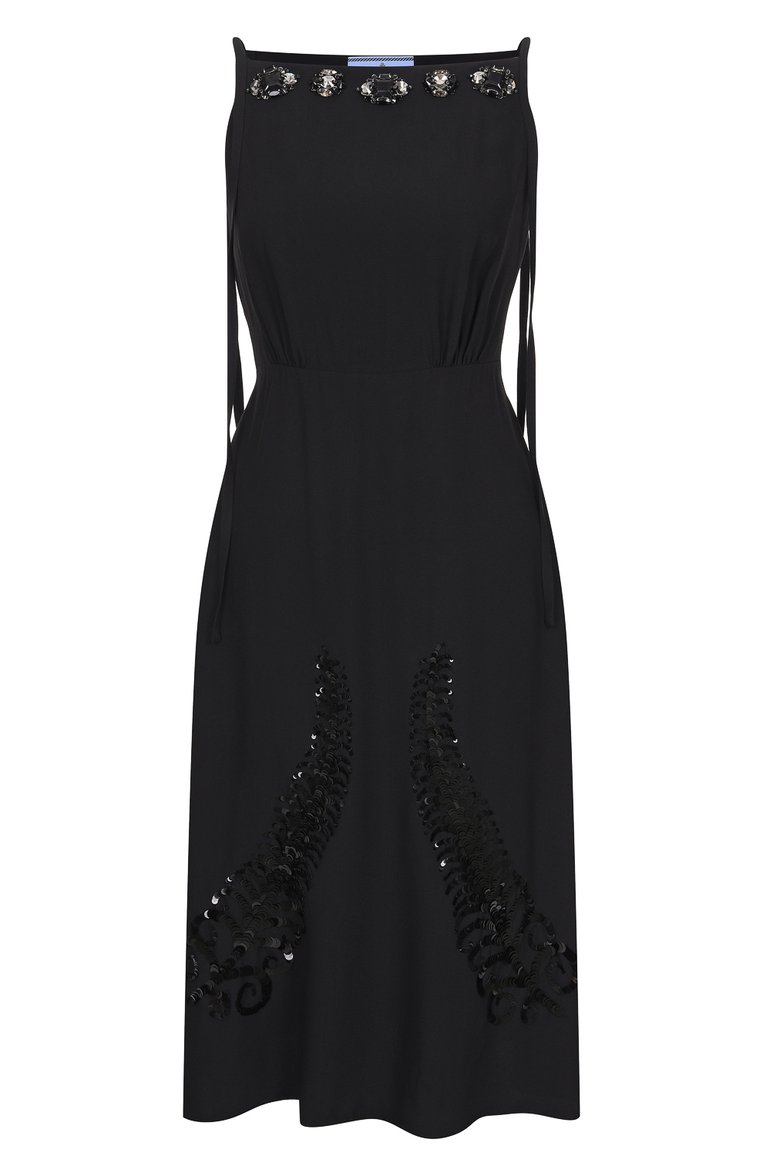 Платье из вискозы PRADA, арт. P3B08R-1W27-F0806-201, фото 1