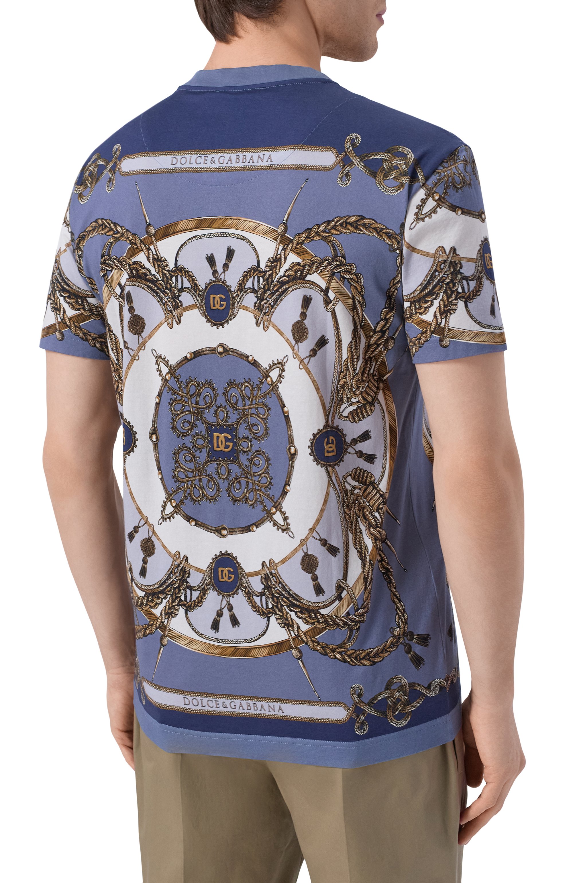 Хлопковая футболка DOLCE & GABBANA, арт. G8RN8T/II7J9, фото 4