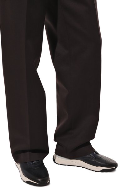 Кожаные кроссовки innova SANTONI, арт. MBIM21694BINNSU6U57, фото 3