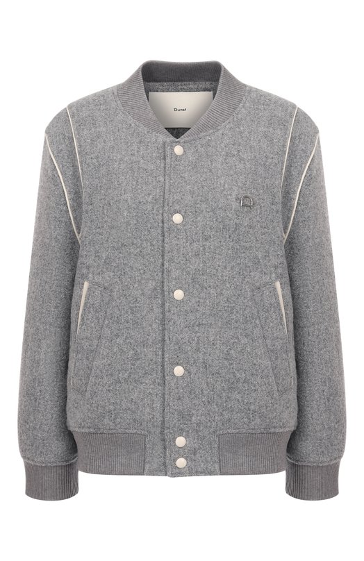 Шерстяной бомбер Dunst UDJU5D124G2 Серый UDJU5D124G2