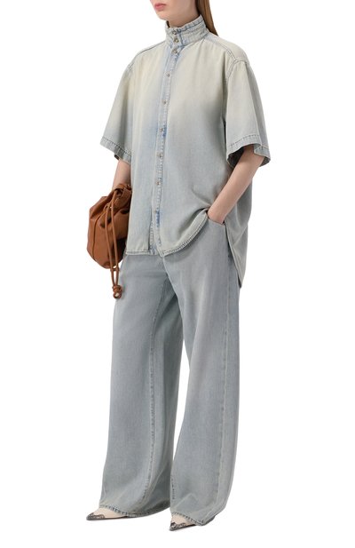 Джинсовая рубашка roberta DARKPARK, арт. WSH37 TBL01W065/R0BERTA-TENCEL DENIM C0LLAR SHIRT, фото 2