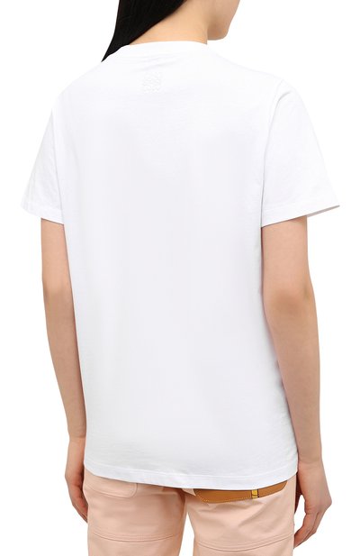 Хлопковая футболка LOEWE, арт. S897Y22X02, фото 4