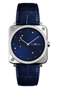 Часы diamond eagle diamonds BELL AND ROSS бесцветного цвета по цене 1066000 руб., арт. BRS-EA-ST-LGD/SCR, фото 1 Часы diamond eagle diamonds BELL AND ROSS, арт. BRS-EA-ST-LGD/SCR, фото 1