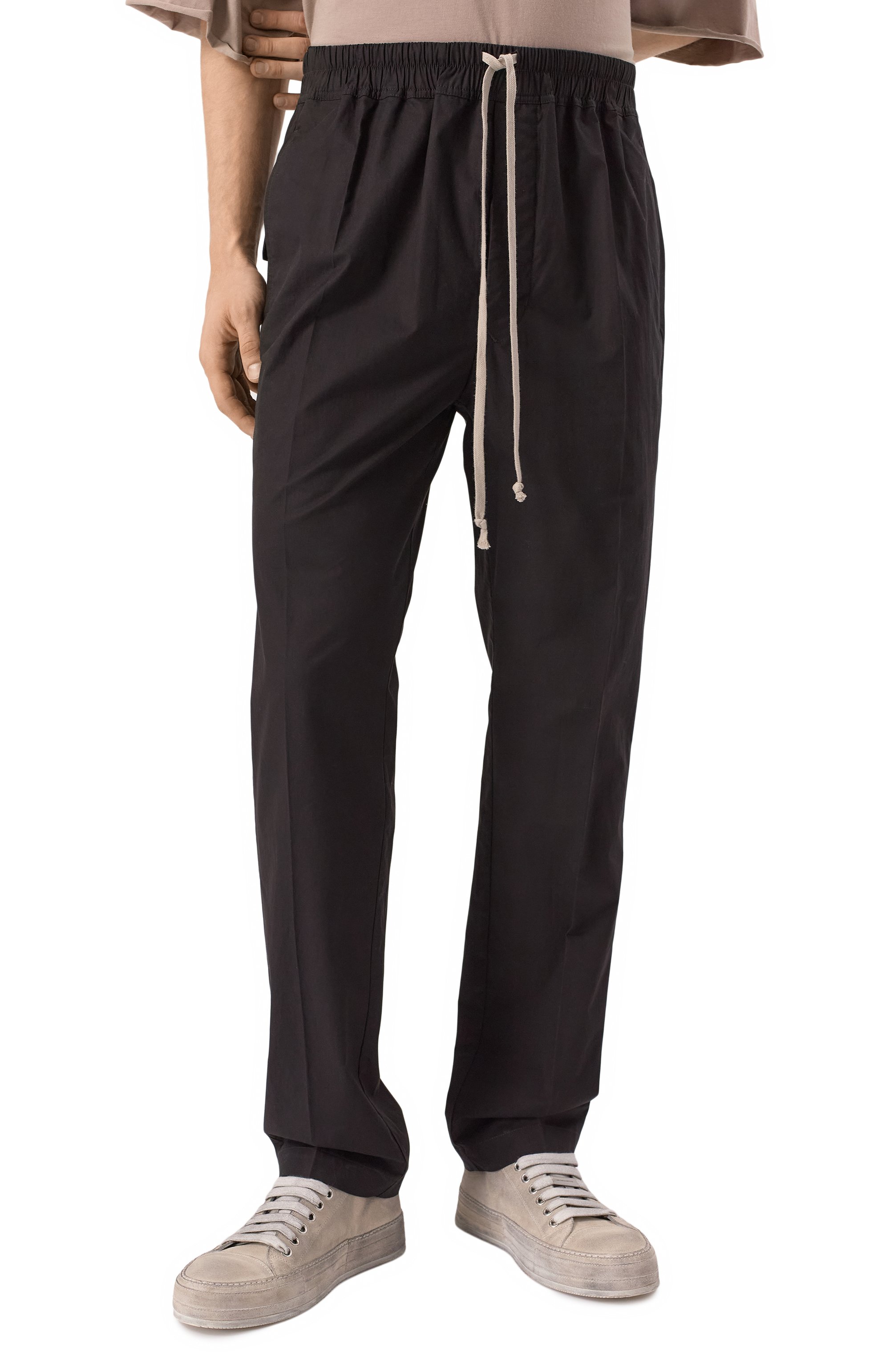 Хлопковые брюки RICK OWENS, арт. RU01E5390/P, фото 3