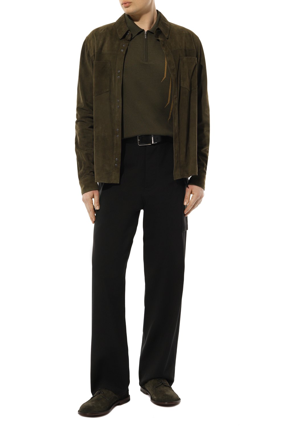 Замшевая рубашка GIORGIO BRATO, арт. GU24S9812, фото 2