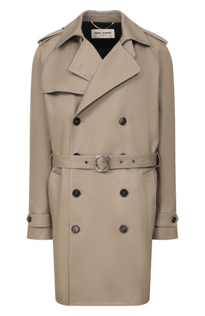 Женский хлопковый тренч SAINT LAURENT, арт. 560541/Y600U