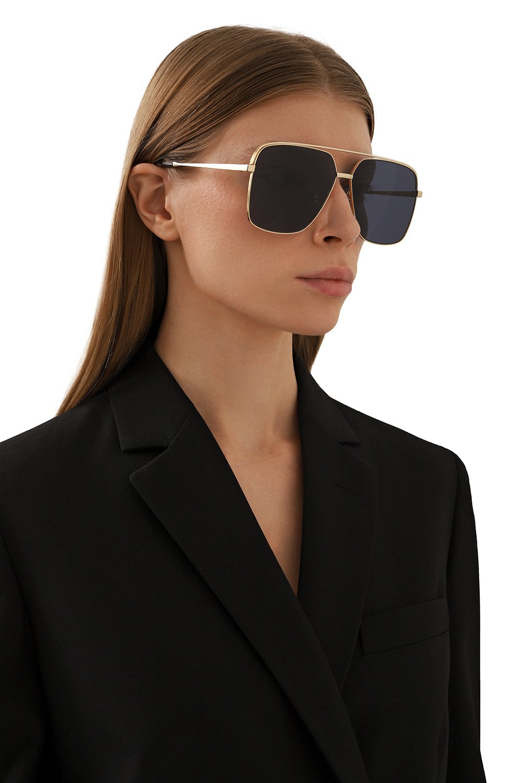 Солнцезащитные очки GUCCI синего цвета по цене 46750 руб., арт. GG1099SA 002, фото 2 Солнцезащитные очки GUCCI, арт. GG1099SA 002, фото 2