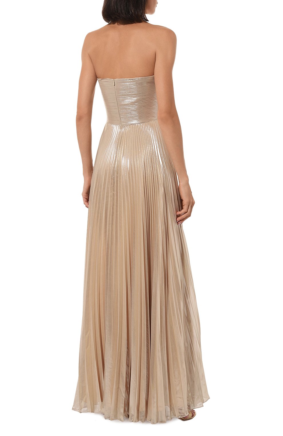 Платье из шелка и вискозы SPERANZA COUTURE золотого цвета по цене 324000 руб., арт. SC027, фото 4 Платье из шелка и вискозы SPERANZA COUTURE, арт. SC027, фото 4