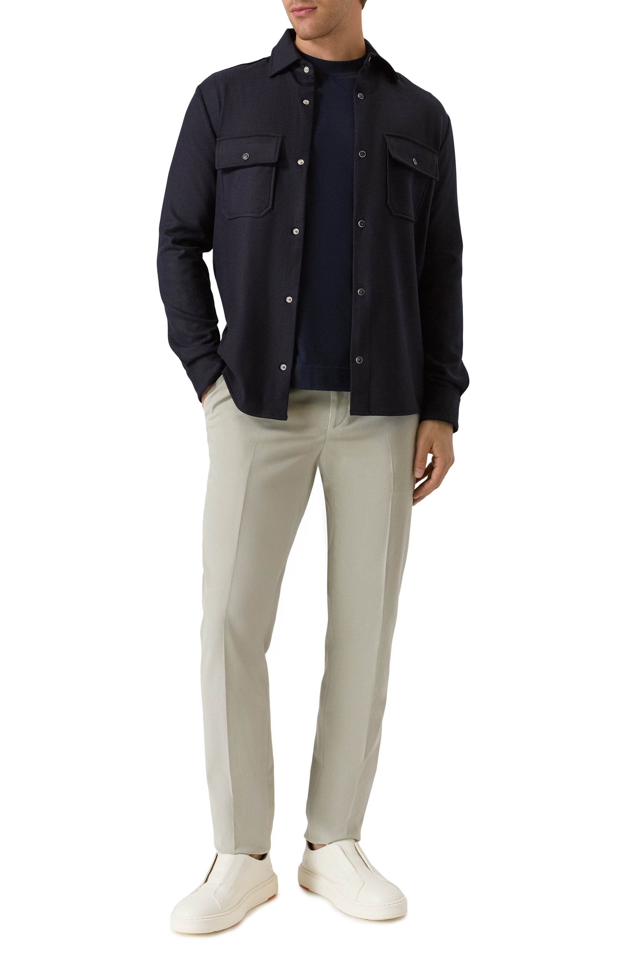 Хлопковый лонгслив CIRCOLO 1901, арт. CN4953, фото 2