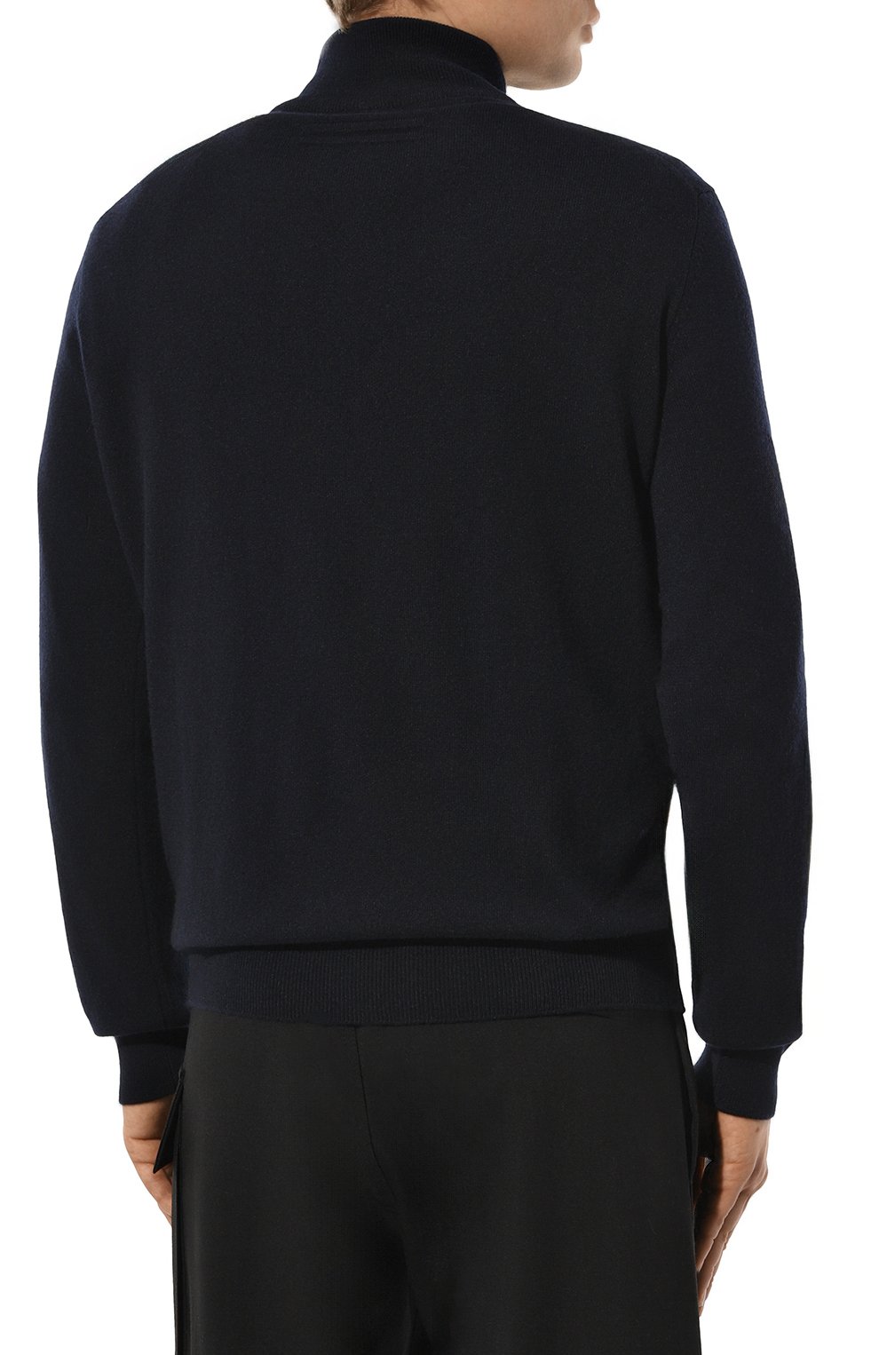 Кашемировый джемпер ZEGNA темно-синего цвета по цене 173500 руб., арт. 127/E8K10, фото 4 Кашемировый джемпер ZEGNA, арт. 127/E8K10, фото 4