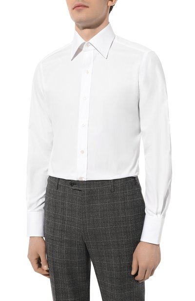 Хлопковая сорочка TOM FORD, арт. HSBC01/CGS11, фото 3