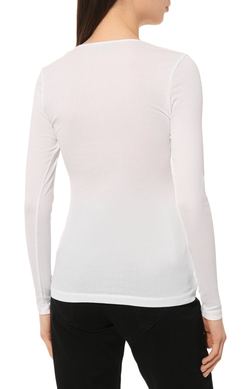 Хлопковый пуловер JAMES PERSE, арт. WNL3525/WHT, фото 4