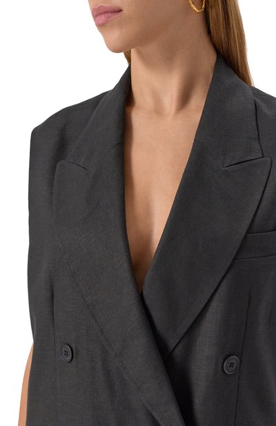 Жилет изо льна и вискозы HINNOMINATE, арт. HMABW01841, фото 5