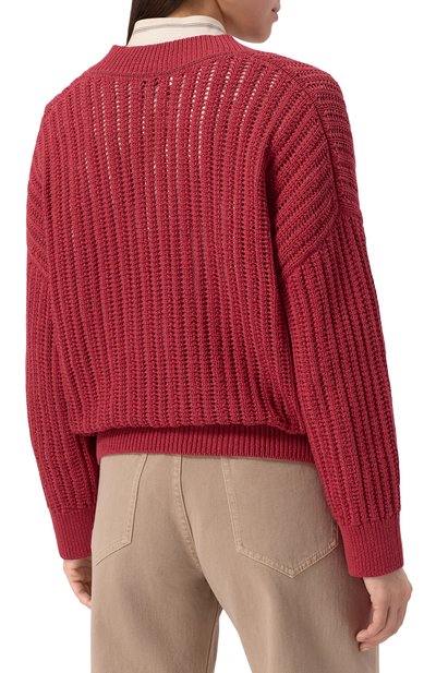 Хлопковый свитер BRUNELLO CUCINELLI, арт. MSB581812, фото 4