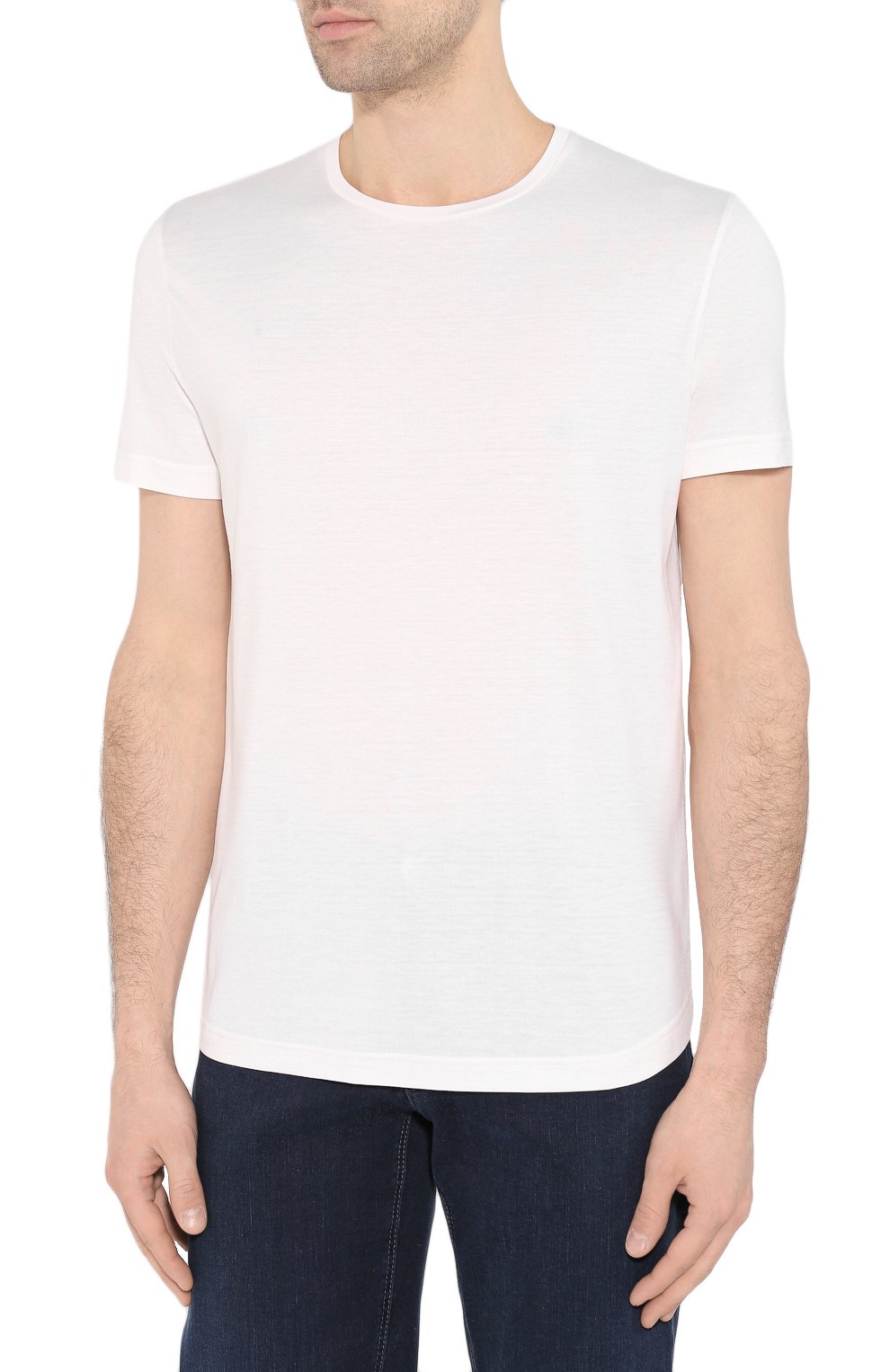 Футболка из шелка и хлопка LORO PIANA, арт. FAF6128, фото 3