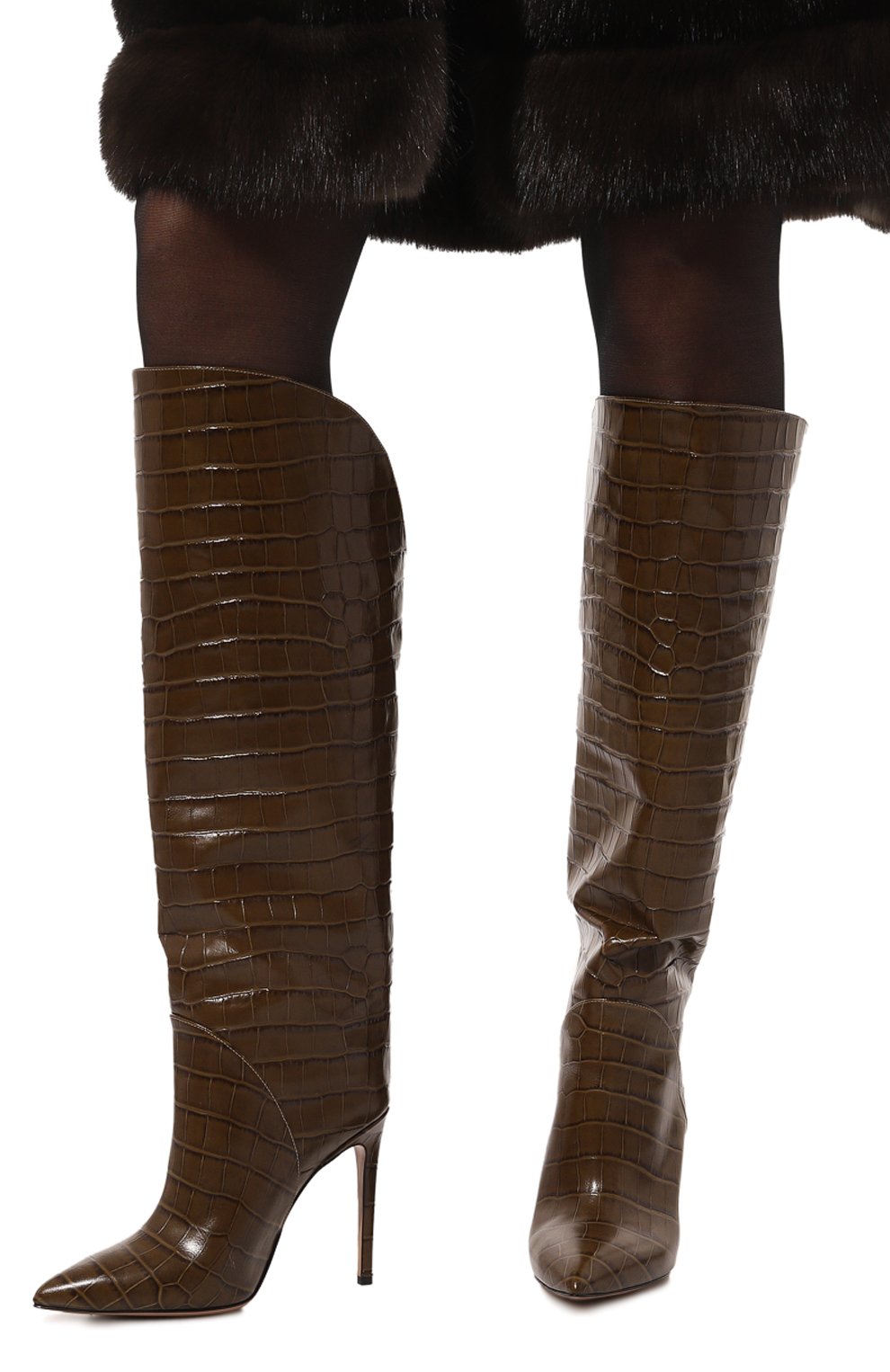 Кожаные сапоги gaia 105 PARIS TEXAS, арт. PX1504/XC0PL, фото 3