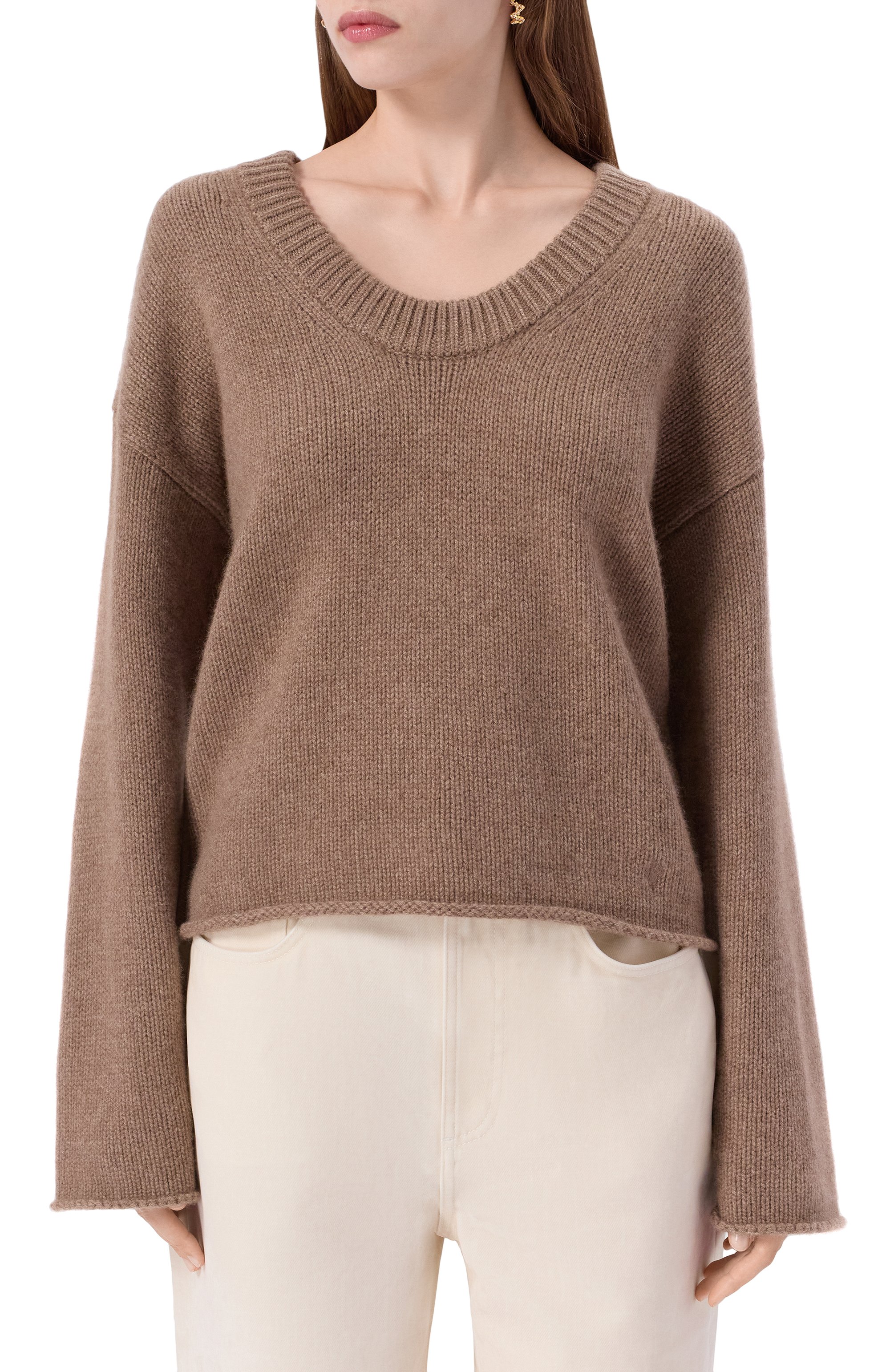 Кашемировый свитер LOULOU DE SAISON, арт. DERRY, фото 3