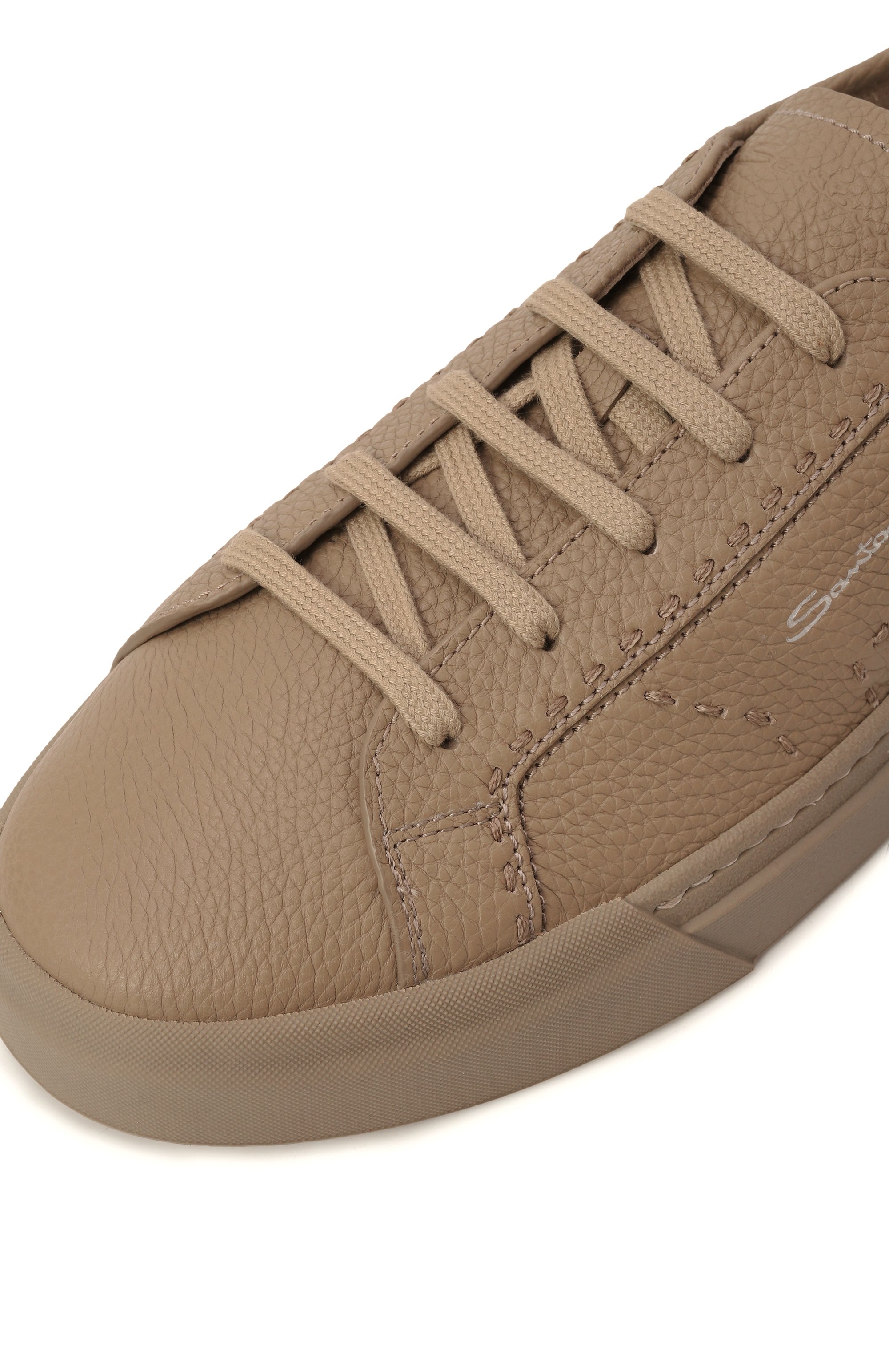 Кожаные кеды gloria SANTONI, арт. MBGG22063ARDTMIA, фото 7