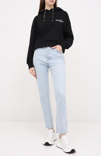 Хлопковое худи BALMAIN, арт. UF13792/I383, фото 2