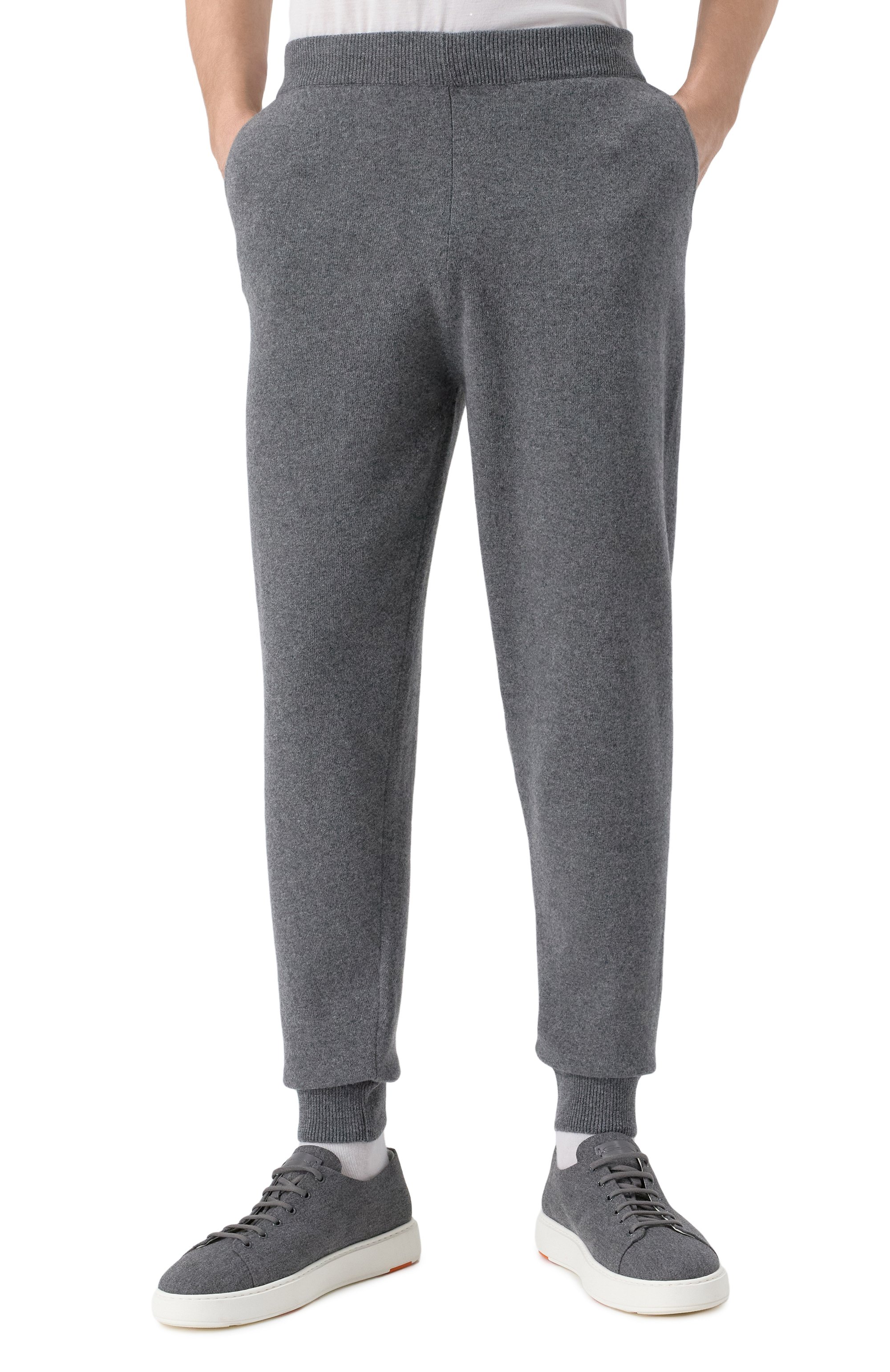 Джогге�ры из шерсти и кашемира CORNELIANI, арт. 94M572-9425191, фото 3